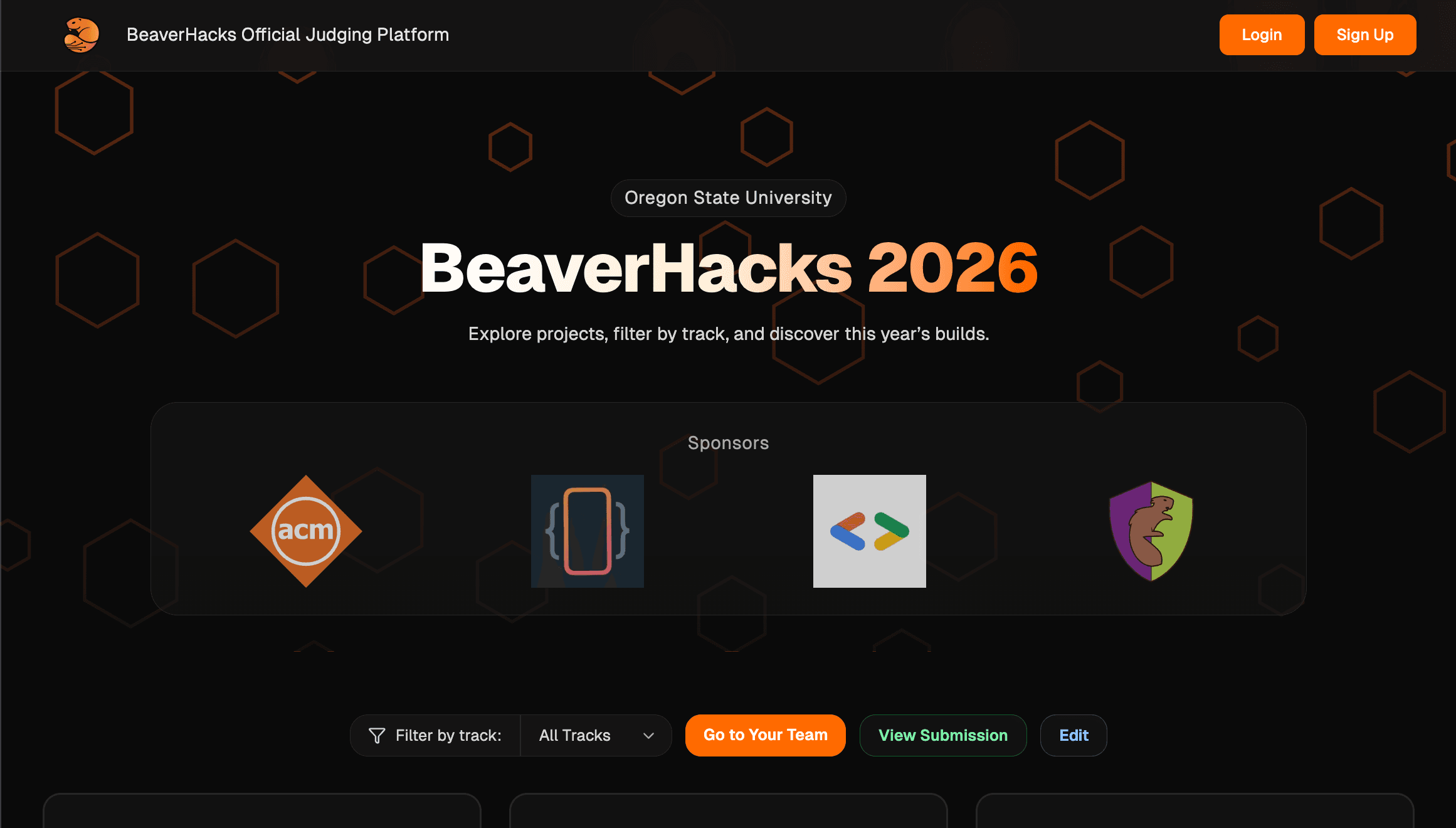 Beaverhacks Project Gallery